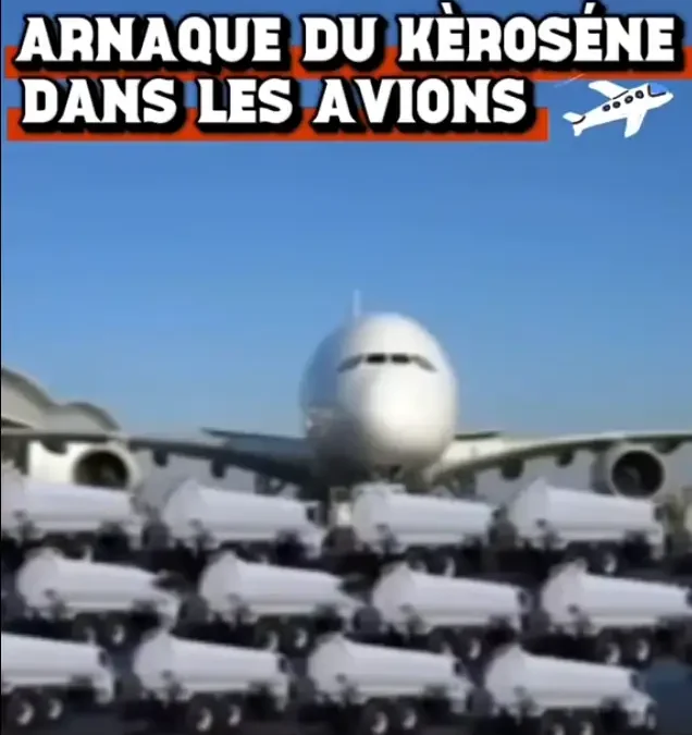 Arnaque du kèroséne dans les avions