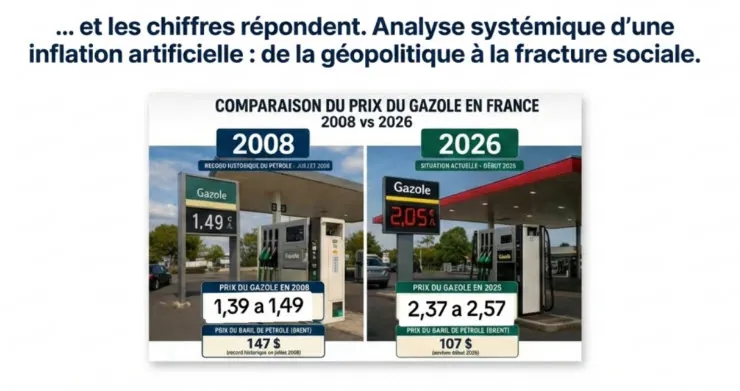 Hausse du prix des carburants je pose la question… et les chiffres répondent