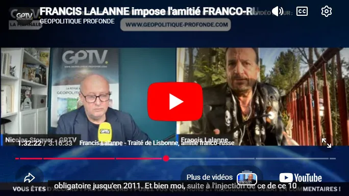 Francis Lalanne dénonce l’illégalité du traité de Lisbonne