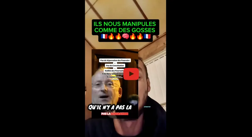 Ils nous manipules comme des gosses