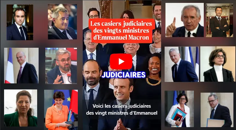 Les casiers judicaires des vingt ministres d&rsquo;Emmanuel Macron