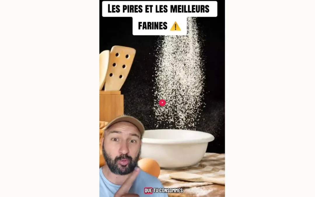 Les pires farines pour la glycémie.