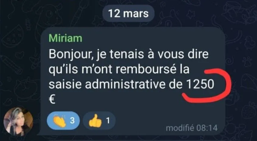 1 250€ récupérés… et pourtant certains demandent encore “comment t’as fait ?