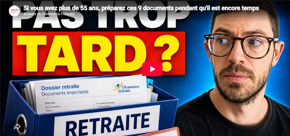 Les 9 papiers à avoir plusieurs années avant de partir à la retraite